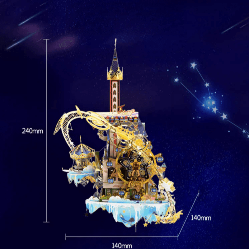 236PCS+ 3Dメタルモデル スタープレイグラウンド組立キット - ビルディングブロック