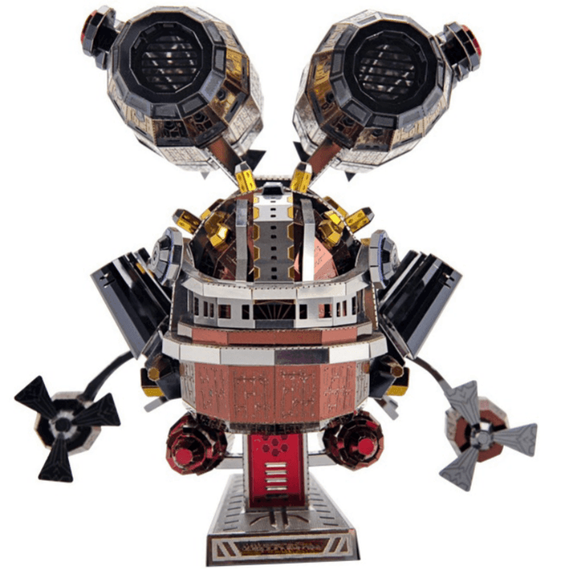 メタルモデルキット クジラベース 3Dパズル 大人用 DIYチャレンジ 3Dメタルパズル 頭の体操 アートクラフトギフト ティーンズ向け - ビルディングブロック