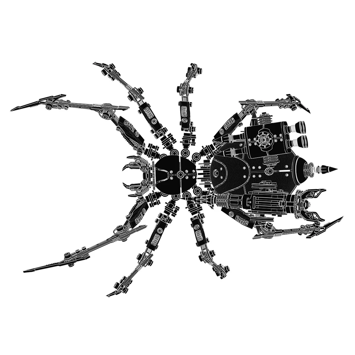 ダスクウィドウ — パープルウォースパイダー バイオレットファントムメタルモデルキット