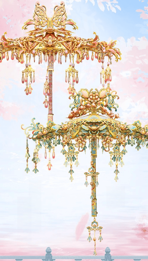 3Dメタルモデル 花柄傘 組み立てキット - ビルディングブロック