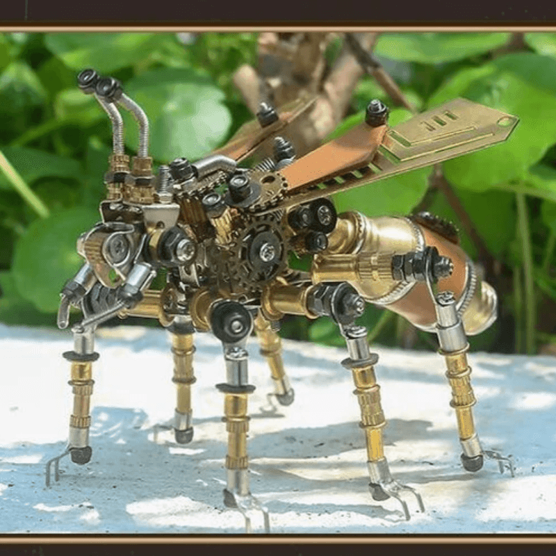 金属メカアリ3D DIY機械組み立てモデルキット - ビルディングブロック