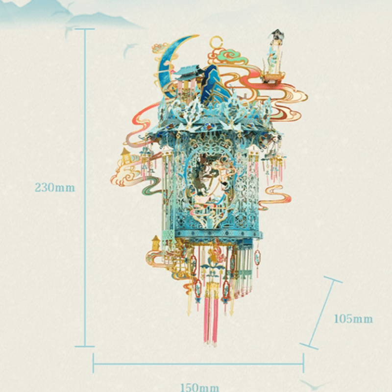 251PCS+ 3Dメタルモデル 優雅なカササギ 組立キット - ビルディングブロック