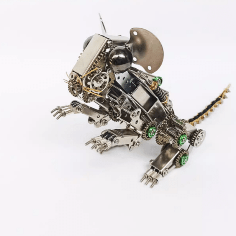 525PCSの蒸気パンク3D金属機械ネズミモデル組み立てキット - ビルディングブロック
