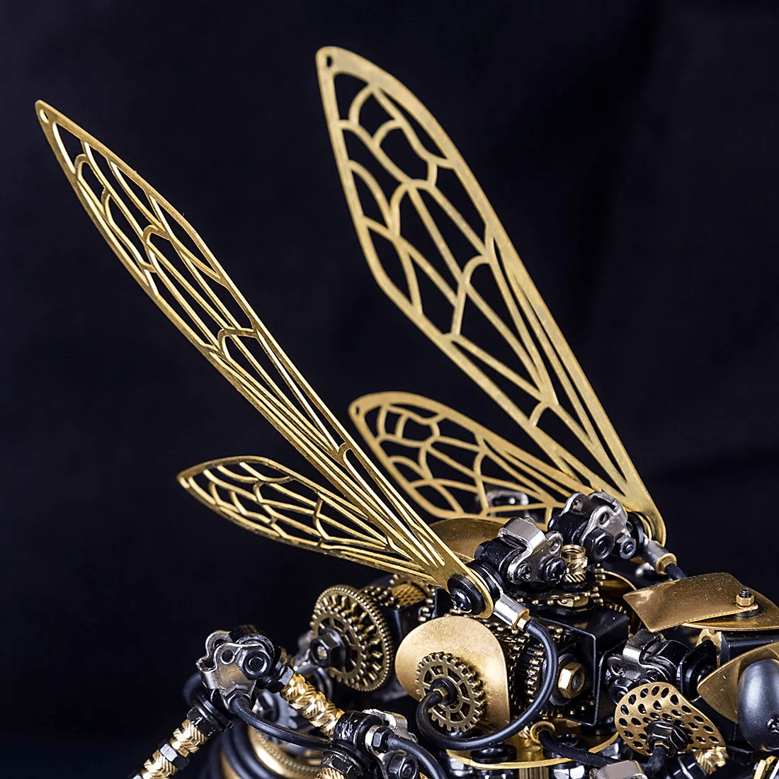 3DメタルDIY機械ハチ昆虫パズルモデルキット組み立てジグソークラフト - ビルディングブロック
