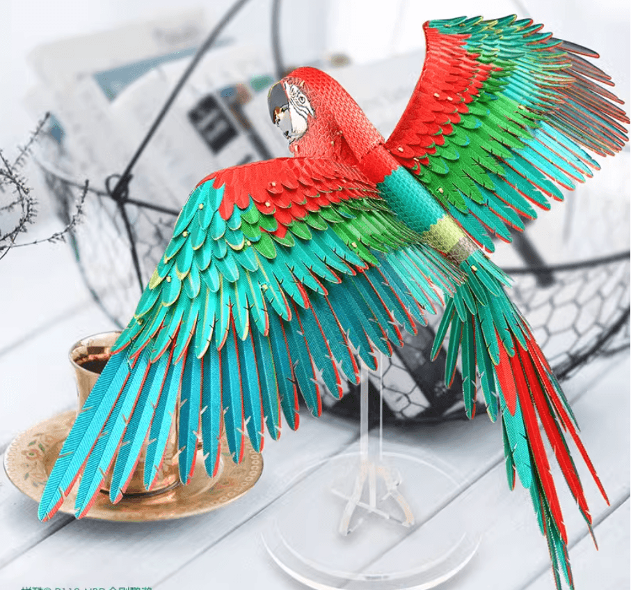 プレミアムシリ ーズ ジュビリーコンゴウ オウム 3Dメタルモデルキット - ビルディングブロック