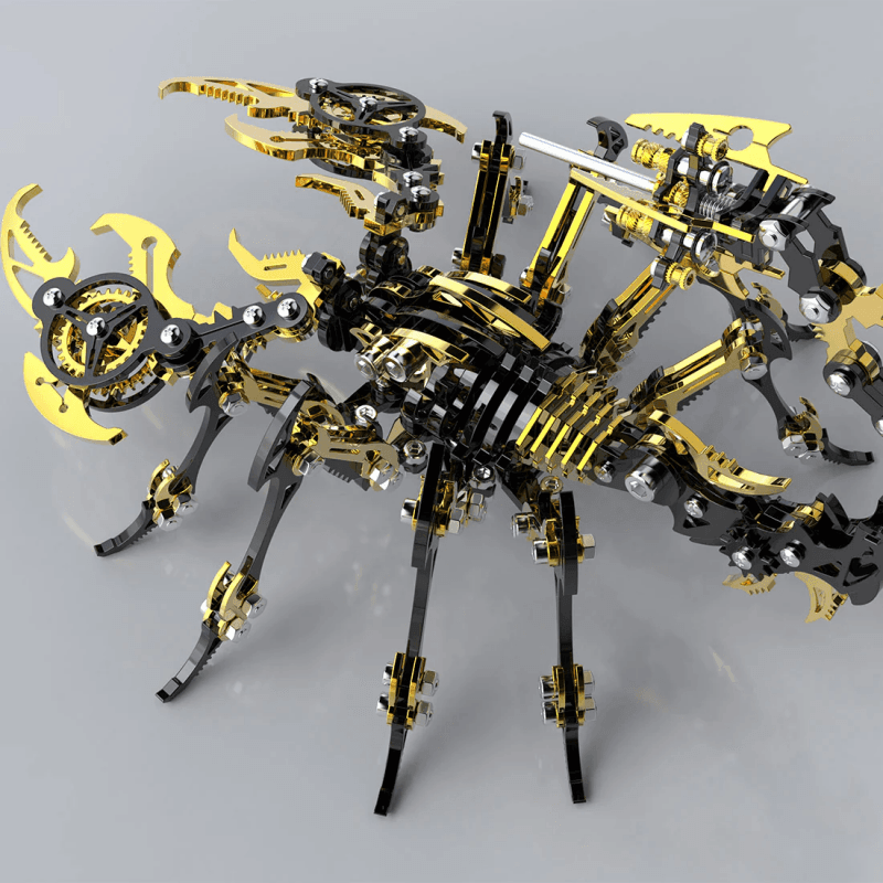 3D DIY金属サソリキット メカニカルモデル組み立てキット ハロウィン用組み立て玩具 - ビルディングブロック
