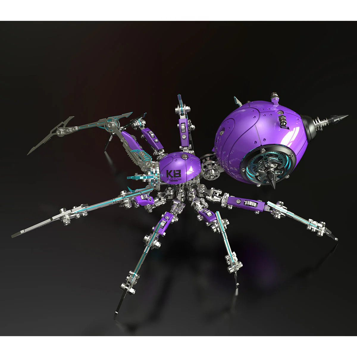 ダスクウィドウ — パープルウォースパイダー バイオレットファントムメタルモデルキット