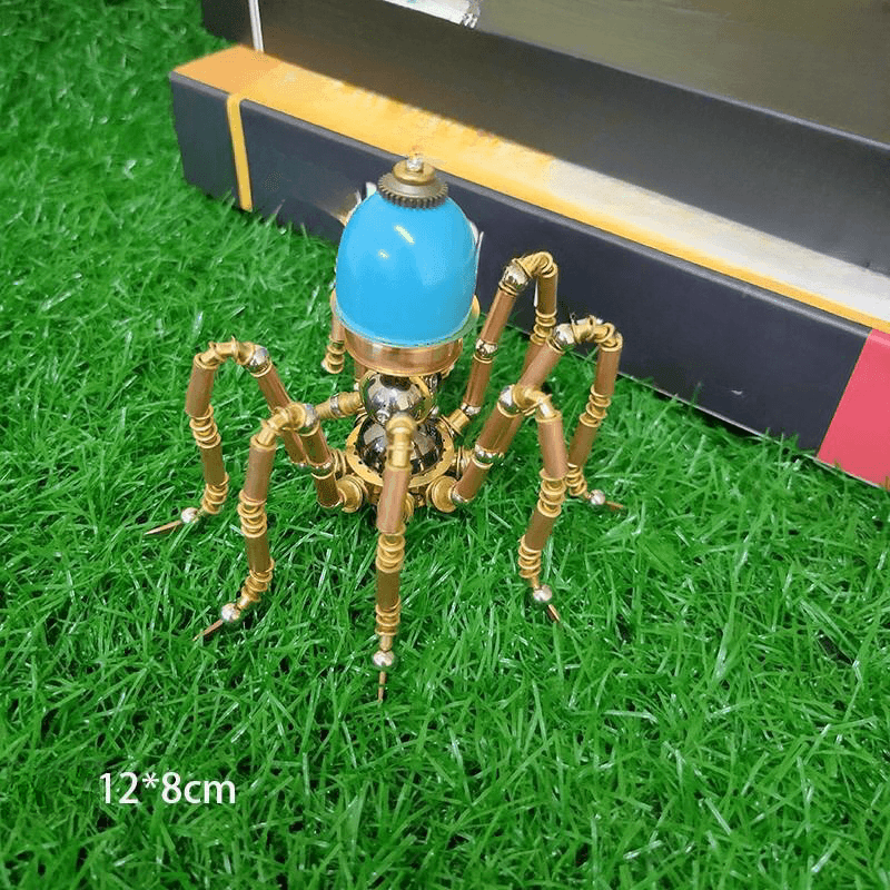 100+個の蒸気パンク章魚海洋戦士彫刻組み立てモデルキット - ビルディングブロック