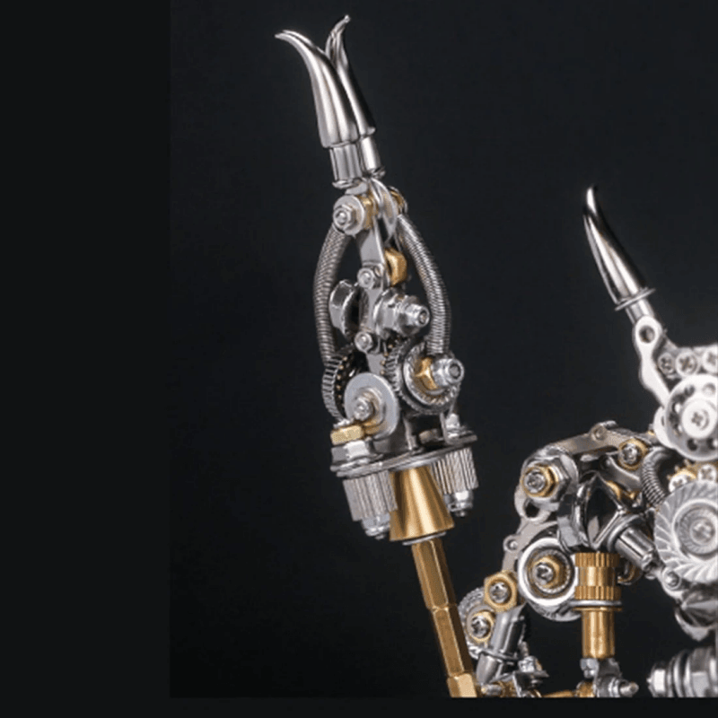 400個以上のDIYメタルメカニカル古代3Dファイティングソルジャーメカ組み立てモデルキット、大人向け - ビルディングブロック