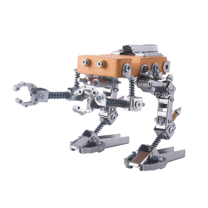 209個の歩兵メカ3Dアセンブリメタルモデルキット 2-in-1携帯ホルダー - ビルディングブロック