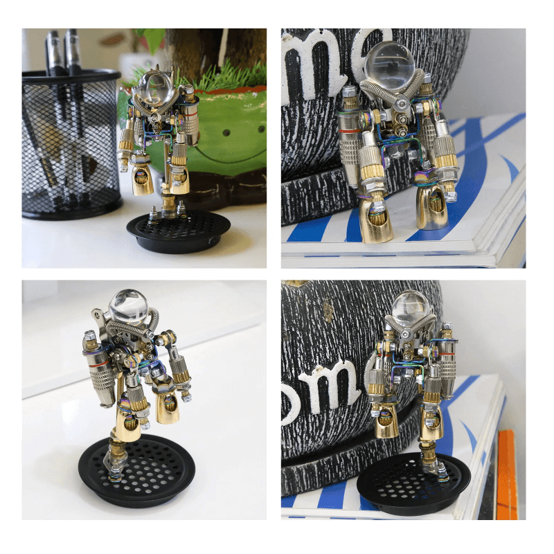 154個の月の宇宙飛行士キット DIY金属モデルおもちゃ ダストカバーなし - ビルディングブロック