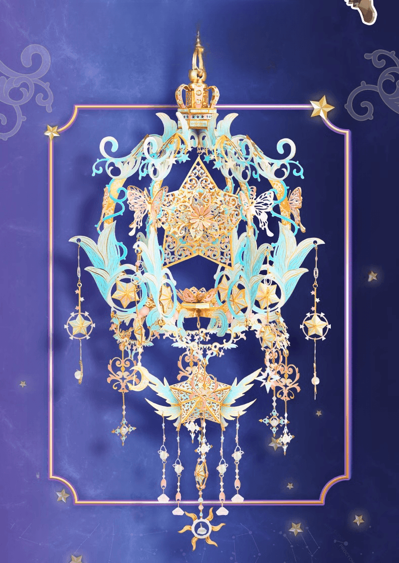 142PCS+ 3Dメタルモデル 願いの星組立キット - ビルディングブロック