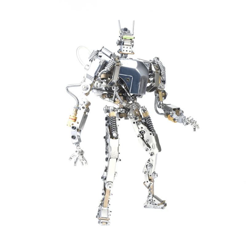 3Dメタルヒューマノイドサービスロボットメカ大型可動アクションフィギュア715PCS - ビルディングブロック