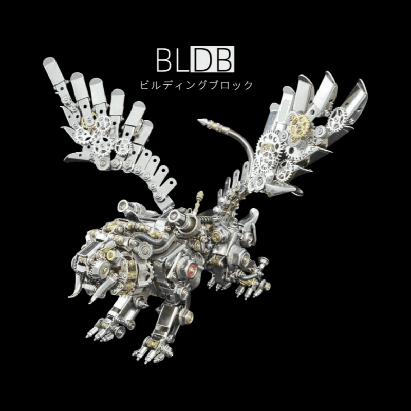 フォーチュンタイガー700PCS+ 3D メタル組立モデル 動物シリーズ - ビルディングブロック