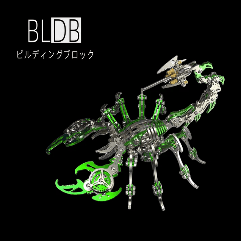 3D メタルパズルキット – 454ピース – 組み立てモデル – 約4時間で組み立て可能 – ギフトや飾り物に最適 - ビルディングブロック