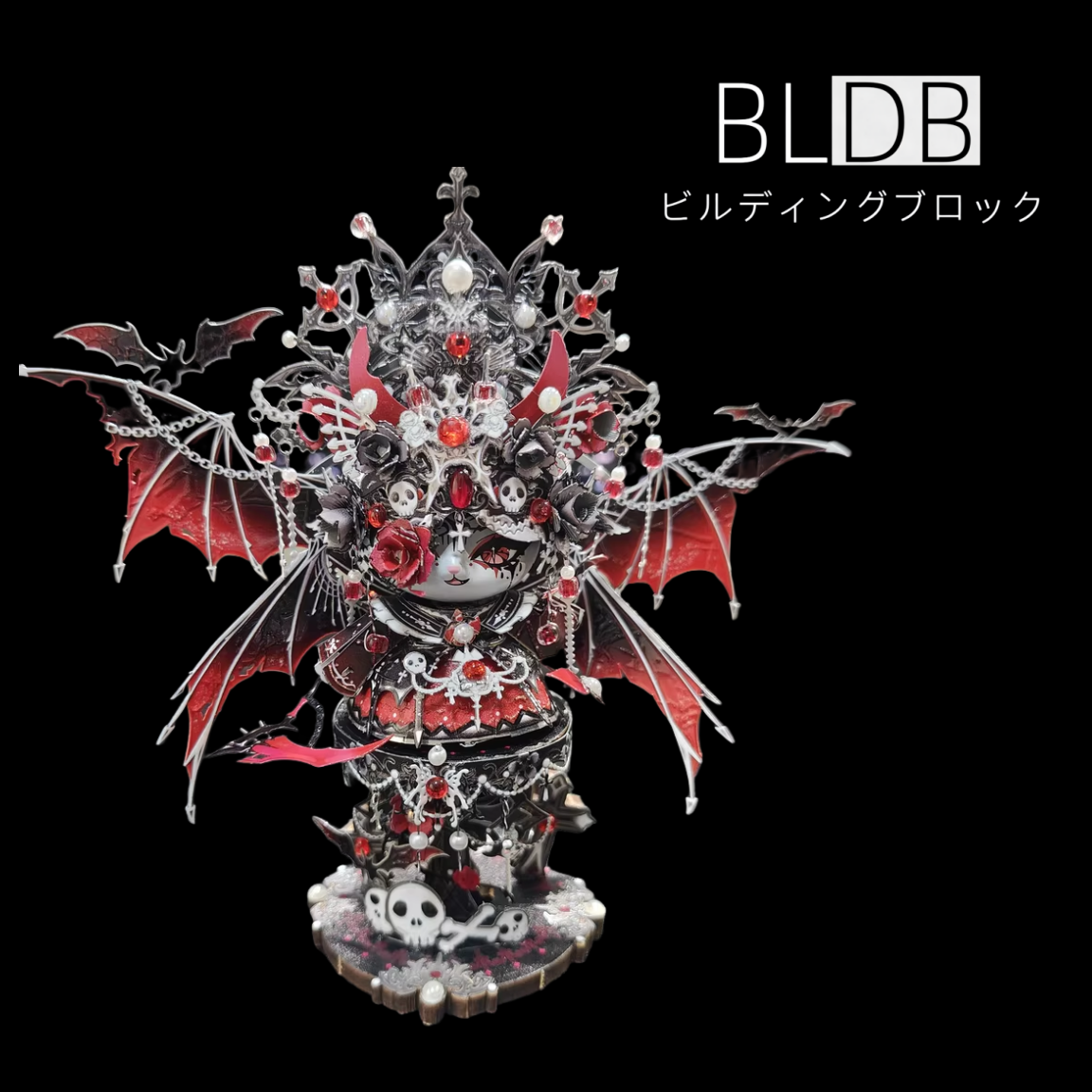 ニャンの街 3D立体パズル 金属組み立てモデル 手作りおもちゃ ギフト 招き猫の置物
