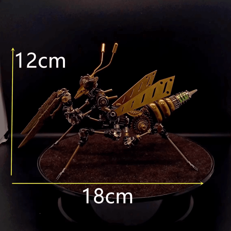 3D 金属組み立て DIY 機械カマキリ昆虫モデルパズルキット - ビルディングブロック