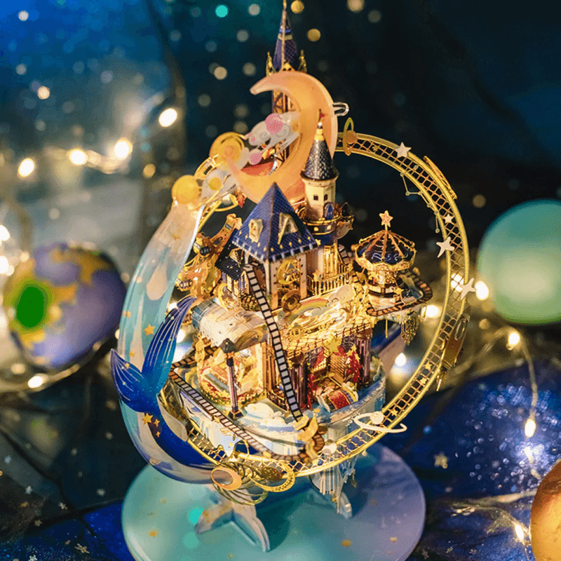 236PCS+ 3Dメタルモデル スタープレイグラウンド組立キット - ビルディングブロック