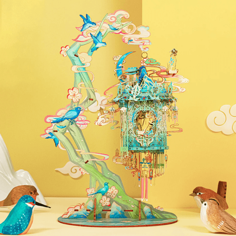 251PCS+ 3Dメタルモデル 優雅なカササギ 組立キット - ビルディングブロック