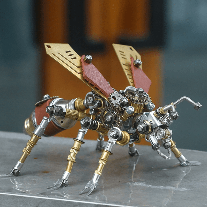 金属メカアリ3D DIY機械組み立てモデルキット - ビルディングブロック