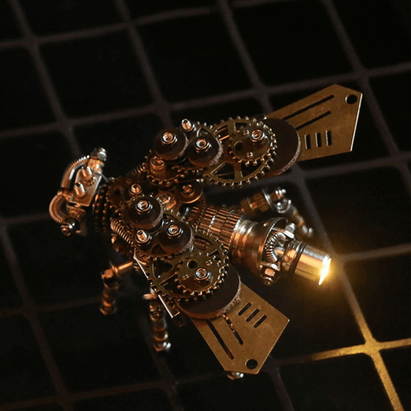 265個の成人向け金属メカホタル昆虫3D DIY組み立てモデルキット - ビルディングブロック