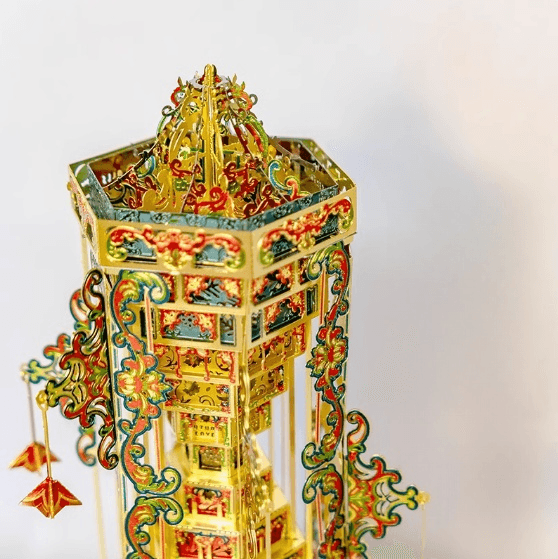 103PCS+ 3Dメタルモデル バベル オルゴール 組み立てキット