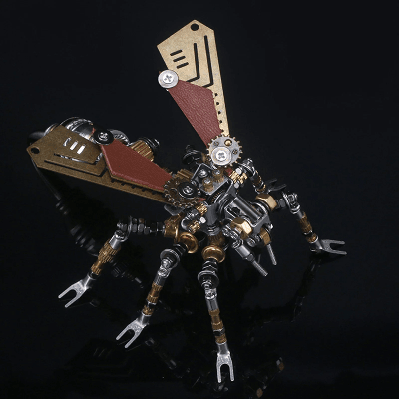 295 件の金属製メカ3Dハチ昆虫パズル組み立てモデル、大人向け - ビルディングブロック