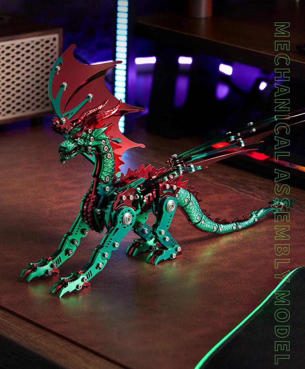 金属3D立体機械ドラゴンモデル創意置物ギフト精密デザイン専用ギフト-BLDB(ビルディングブロック) - ビルディングブロック