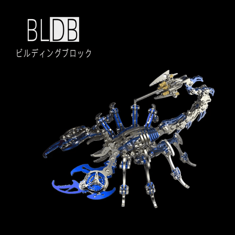 3D メタルパズルキット – 454ピース – 組み立てモデル – 約4時間で組み立て可能 – ギフトや飾り物に最適 - ビルディングブロック