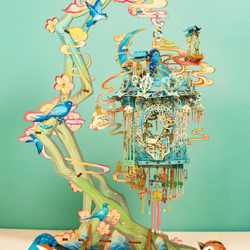 251PCS+ 3Dメタルモデル 優雅なカササギ 組立キット - ビルディングブロック