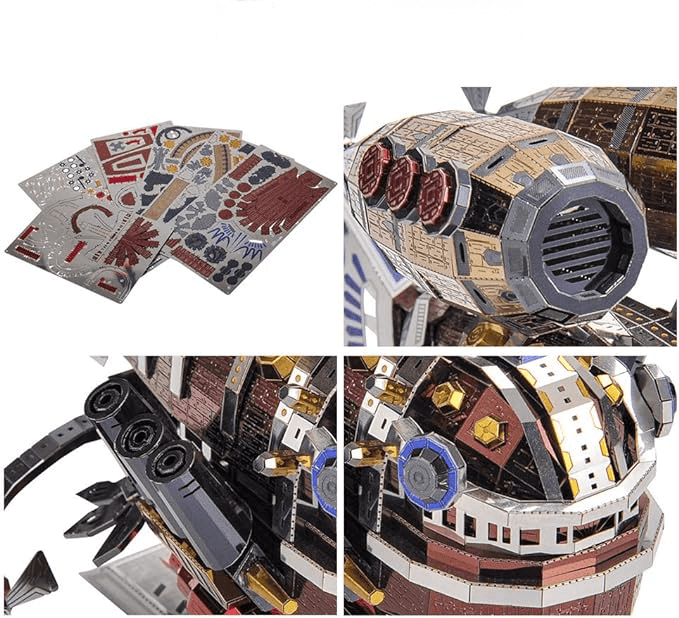 メタルモデルキット クジラベース 3Dパズル 大人用 DIYチャレンジ 3Dメタルパズル 頭の体操 アートクラフトギフト ティーンズ向け - ビルディングブロック