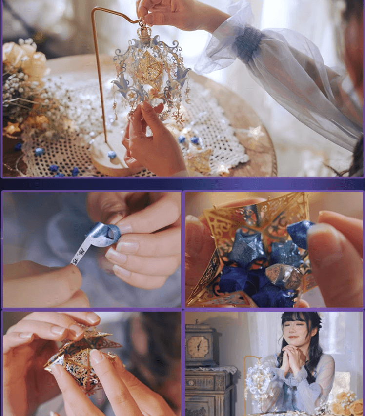 142PCS+ 3Dメタルモデル 願いの星組立キット - ビルディングブロック