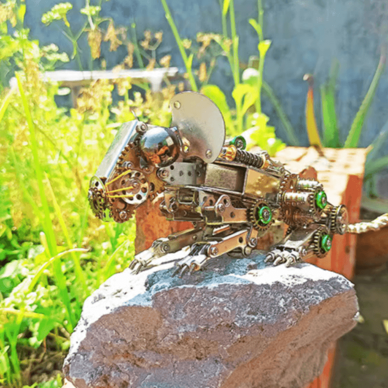 525PCSの蒸気パンク3D金属機械ネズミモデル組み立てキット - ビルディングブロック