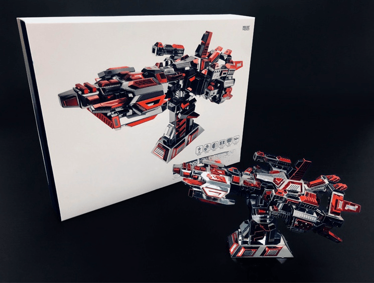 金属の困惑の燃える宇宙船の教育おもちゃDIYの困惑はギフトに模倣する - ビルディングブロック