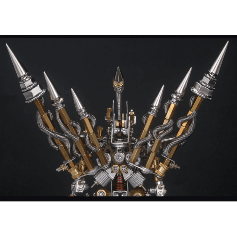 400個以上のDIYメタルメカニカル古代3Dファイティングソルジャーメカ組み立てモデルキット、大人向け - ビルディングブロック