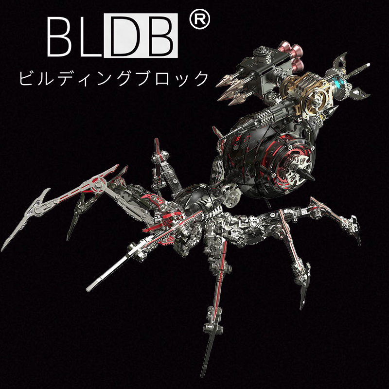 大人のための3Dスチームパンク機械戦争スパイダータランチュラスパイダーモデル構築キット