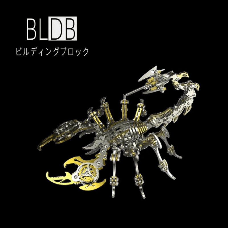 3D メタルパズルキット – 454ピース – 組み立てモデル – 約4時間で組み立て可能 – ギフトや飾り物に最適 - ビルディングブロック