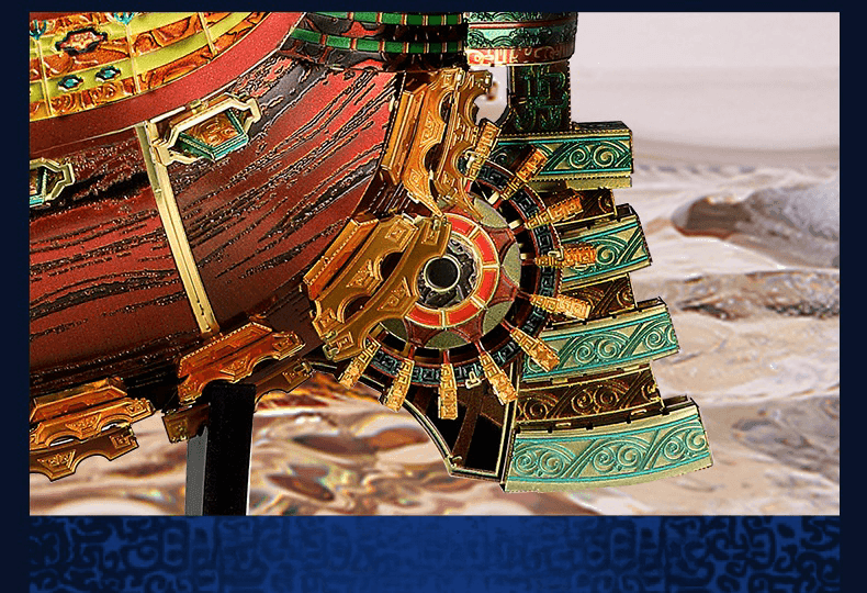 3Dメタルモデル蜃気楼組立キット - ビルディングブロック