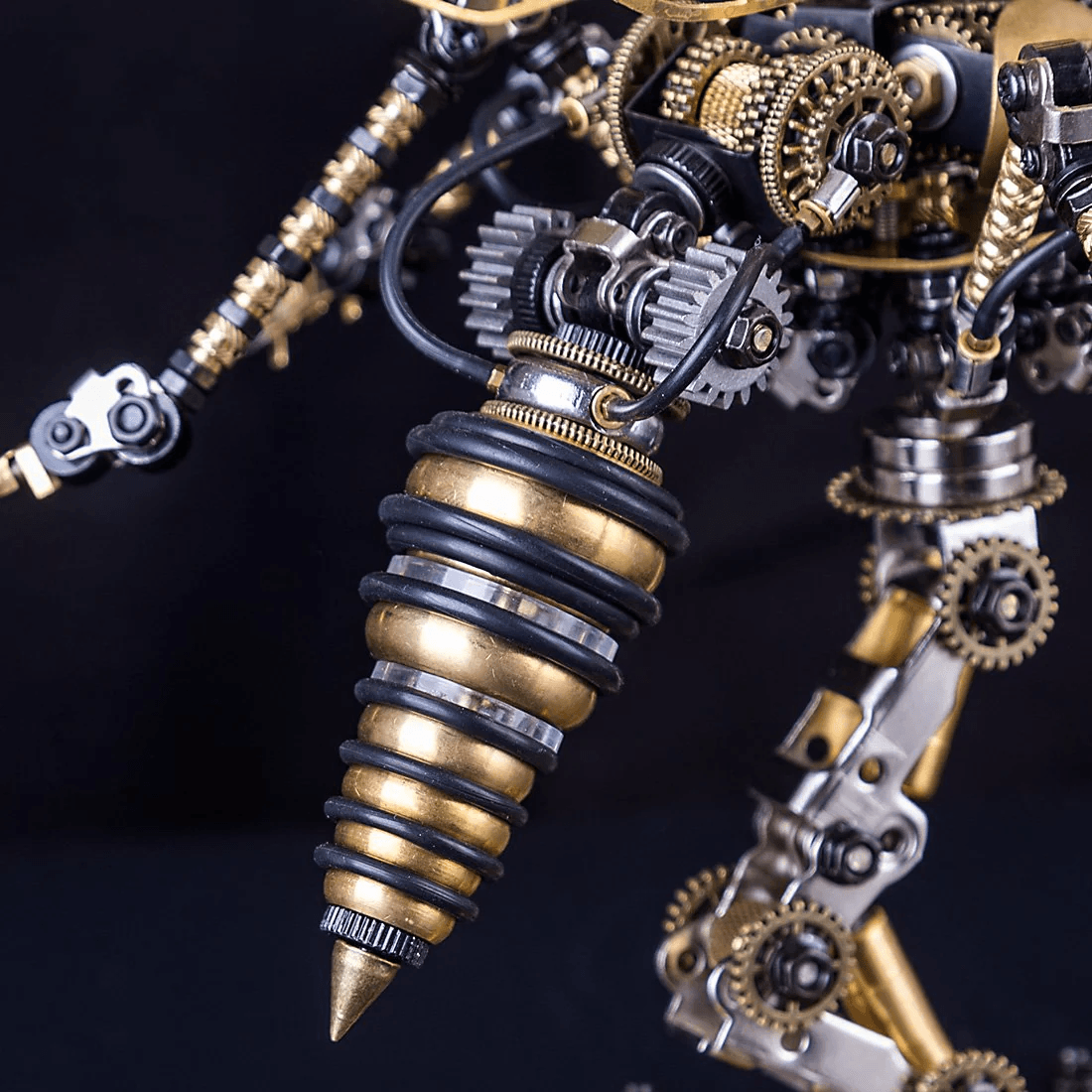 3DメタルDIY機械ハチ昆虫パズルモデルキット組み立てジグソークラフト - ビルディングブロック