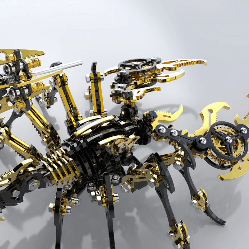 3D DIY金属サソリキット メカニカルモデル組み立てキット ハロウィン用組み立て玩具 - ビルディングブロック