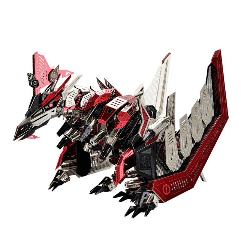 3Dメカニカルプテロサウルスメタルモデルキット、手作り - ビルディングブロック