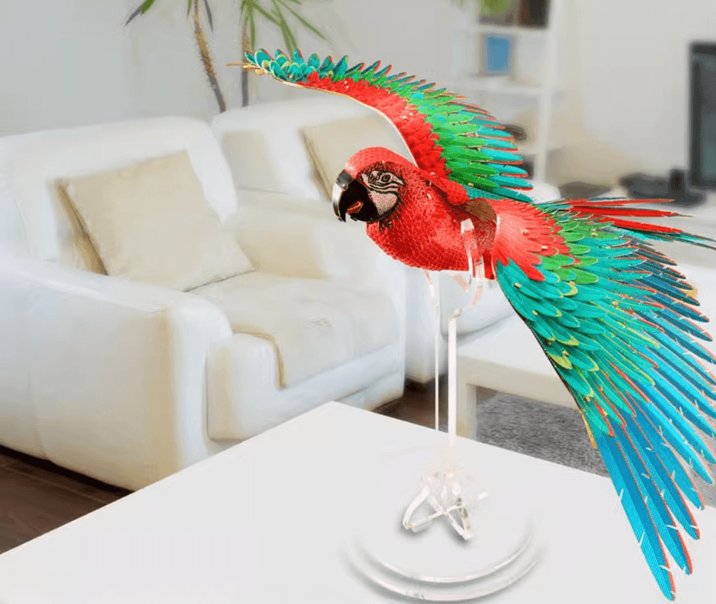 プレミアムシリ ーズ ジュビリーコンゴウ オウム 3Dメタルモデルキット - ビルディングブロック