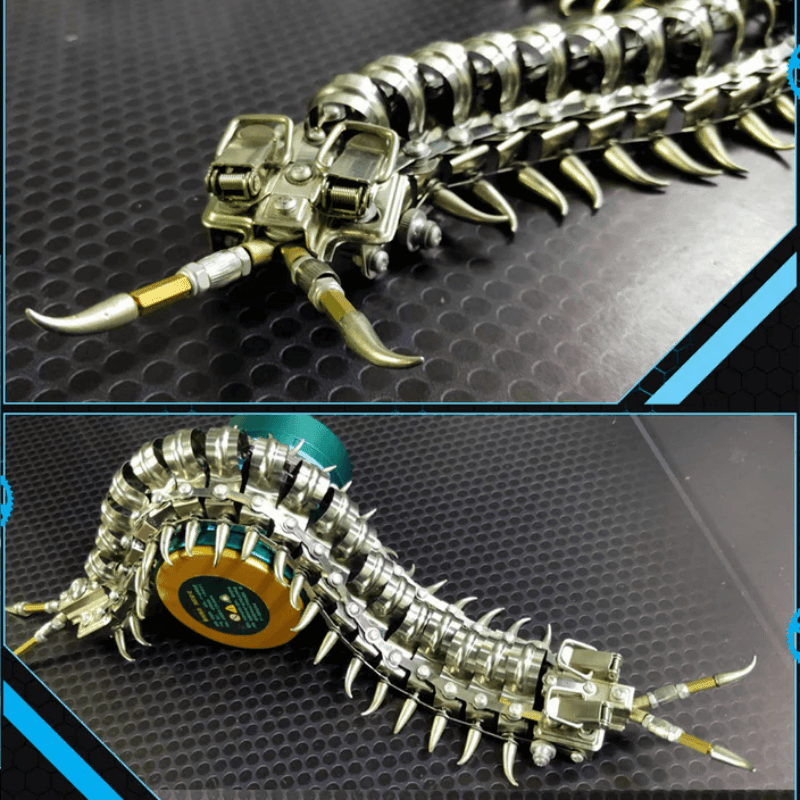 3D DIY可動メタルムカデ組み立てモデルクリエイティブおもちゃ480個 - ビルディングブロック