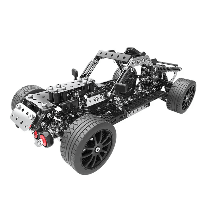 3Dメタルパズル DIYステンレス組み立て車おもちゃ オフロード車パズルモデルキット 大人と子供向け - 618ピース - ビルディングブロック