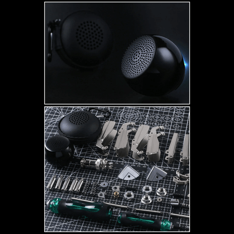 1636個のDIYサソリ3D組み立て金属キット ワイヤレスBluetoothスピーカー-スマッシャー - ビルディングブロック