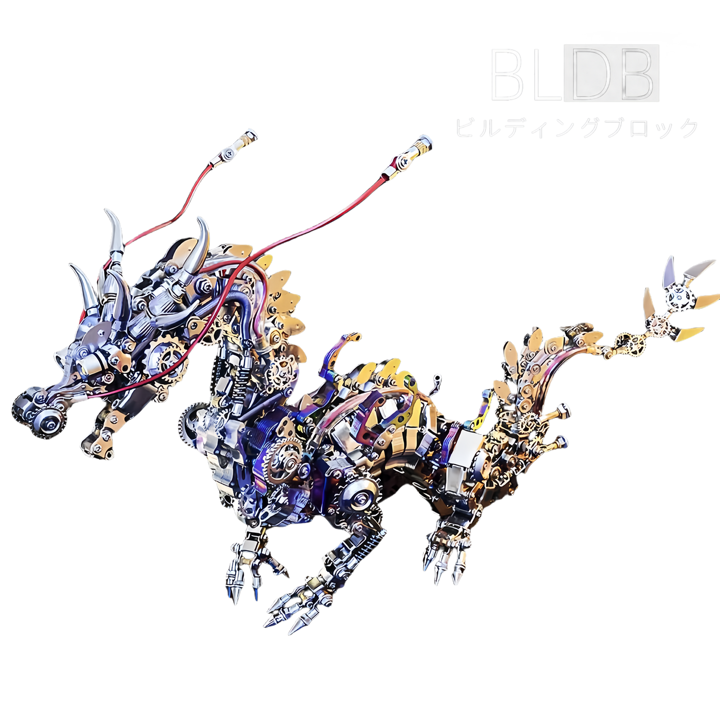金属製の機械的な組み立てモデル龍3D立体創造的なギフト