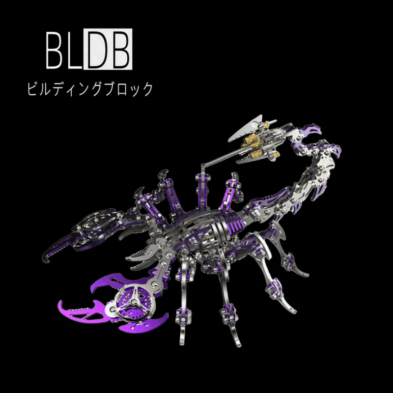 3D メタルパズルキット – 454ピース – 組み立てモデル – 約4時間で組み立て可能 – ギフトや飾り物に最適 - ビルディングブロック