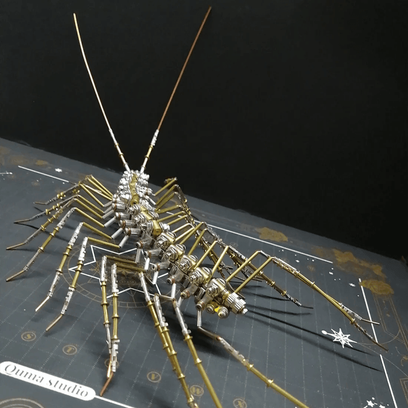 生化機械 スクティゲラ メタルモデル組立キット 昆虫アート - ビルディングブロック