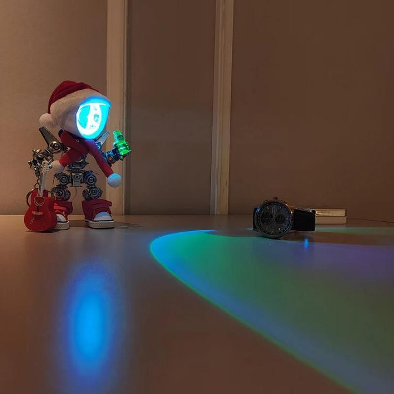 クリスマス用の自作メカニカルサンタの金属パズルモデルキット - ビルディングブロック