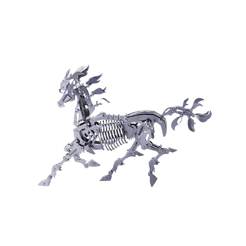DIY 3D ステンレス鋼組み立てビッグホースモデル - ビルディングブロック
